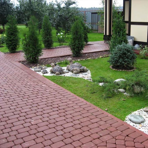 Укладка тротуарной