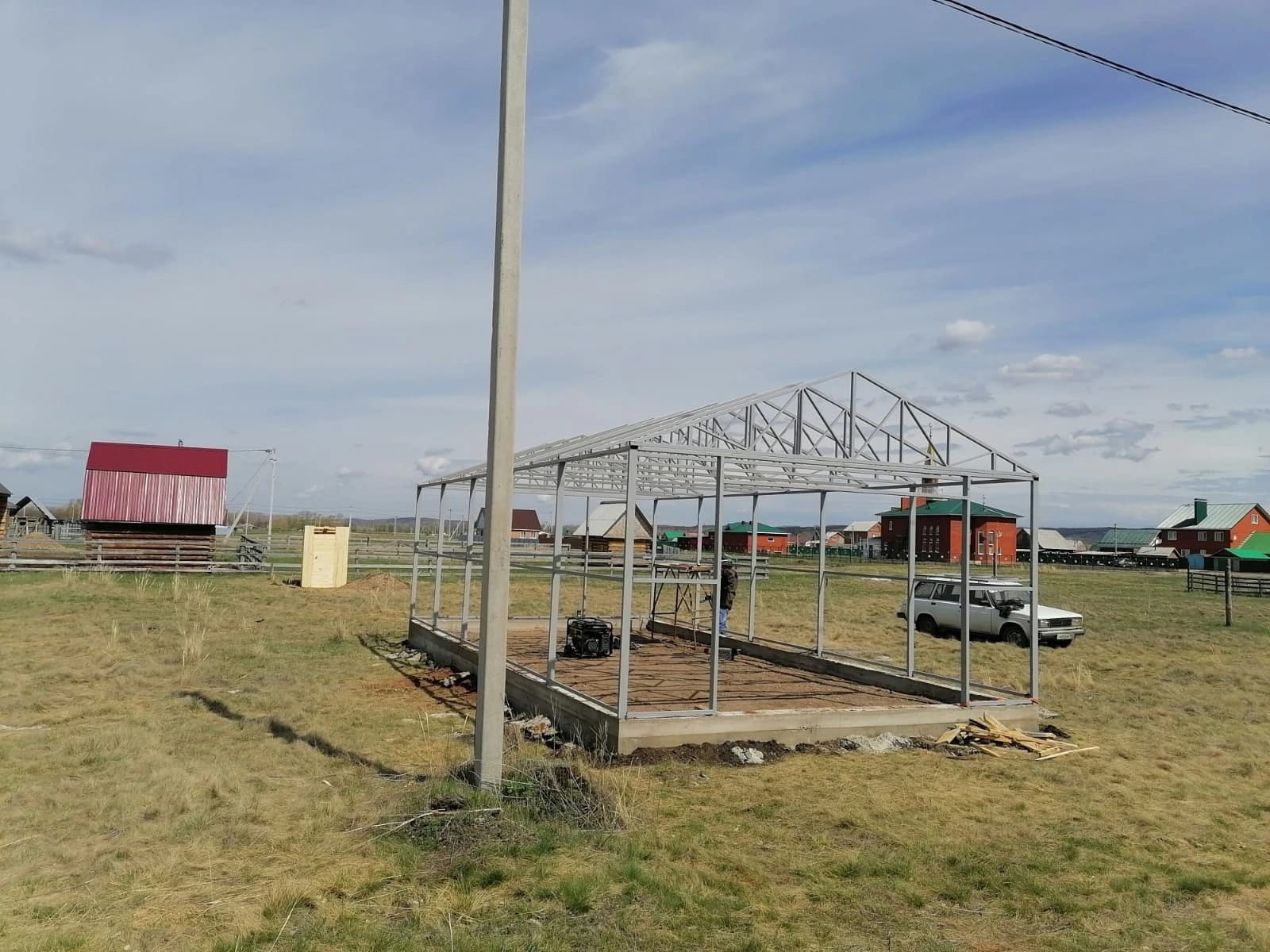 Строим каркасный гараж