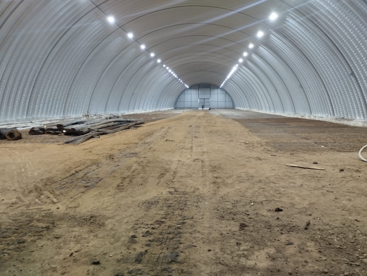 строительство ангара в мелеузе